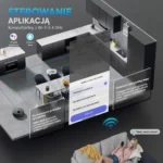 Sterowanie robotem Teendow D65S Max przez aplikację mobilną i Wi-Fi 2,4 GHz