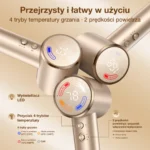 Teendow MY78PA - tryby temperatury i prędkości nawiewu
