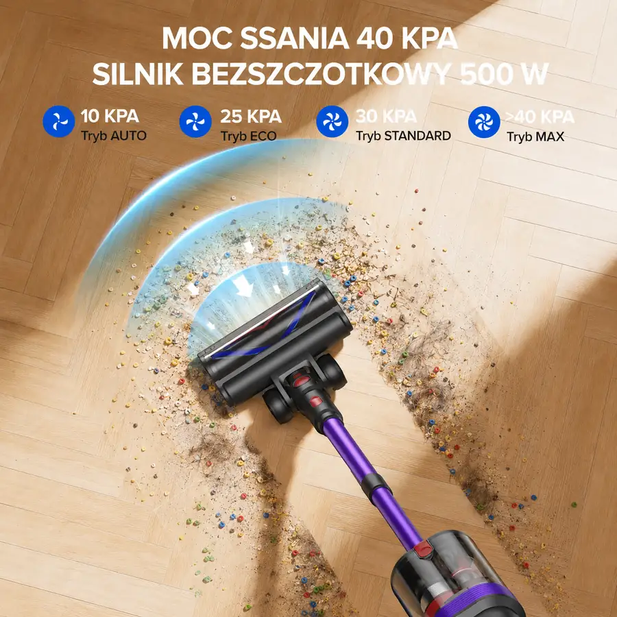 Teendow V20 Strong - moc ssania i silnik bezszczotkowy