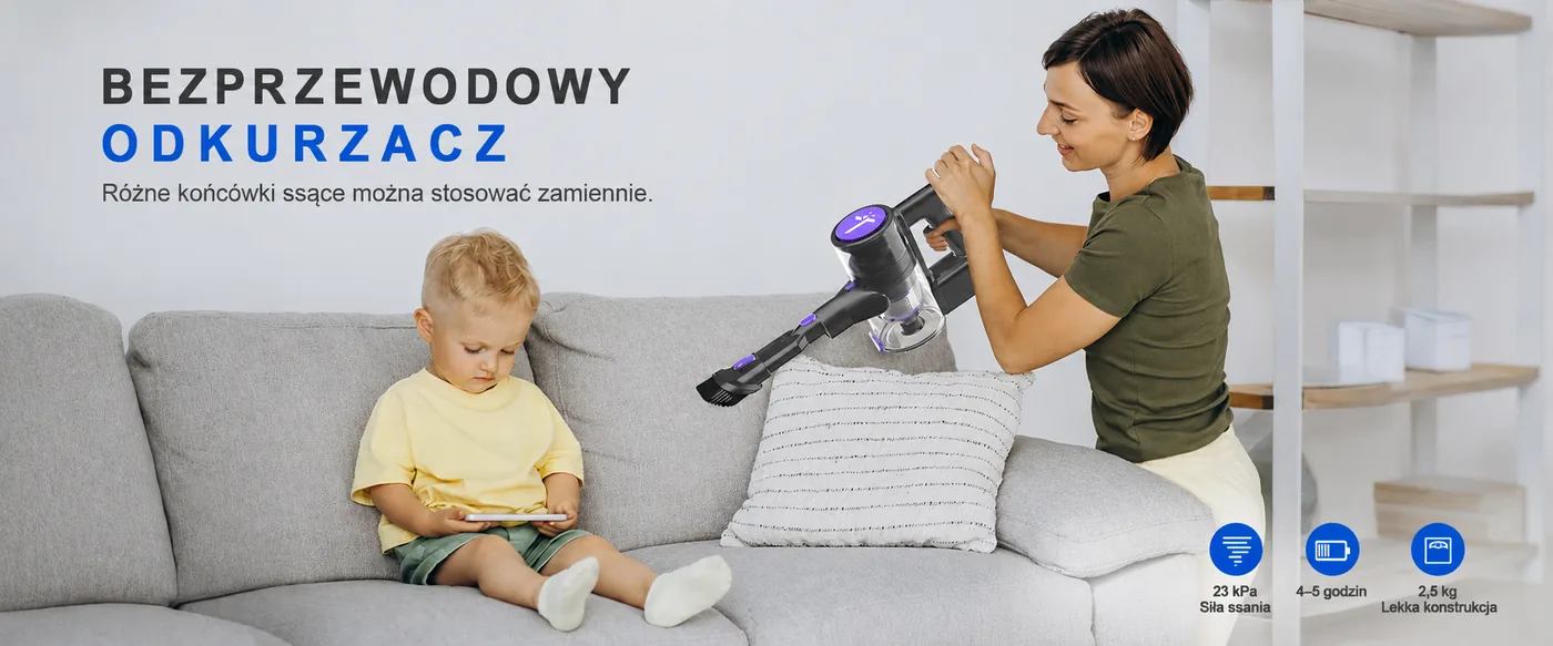 Teendow P11 Pro - czas pracy do 35 minut i wymienny akumulator