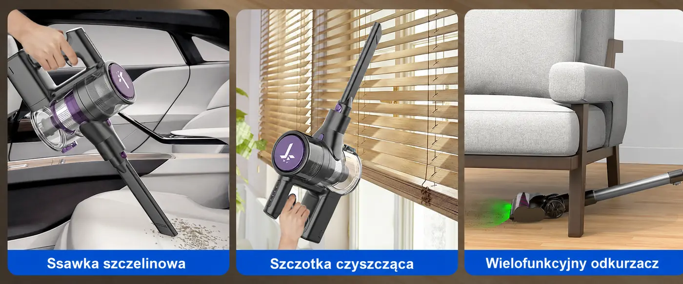 Teendow P11 Pro - końcówki do podłóg, tapicerki i szczelin