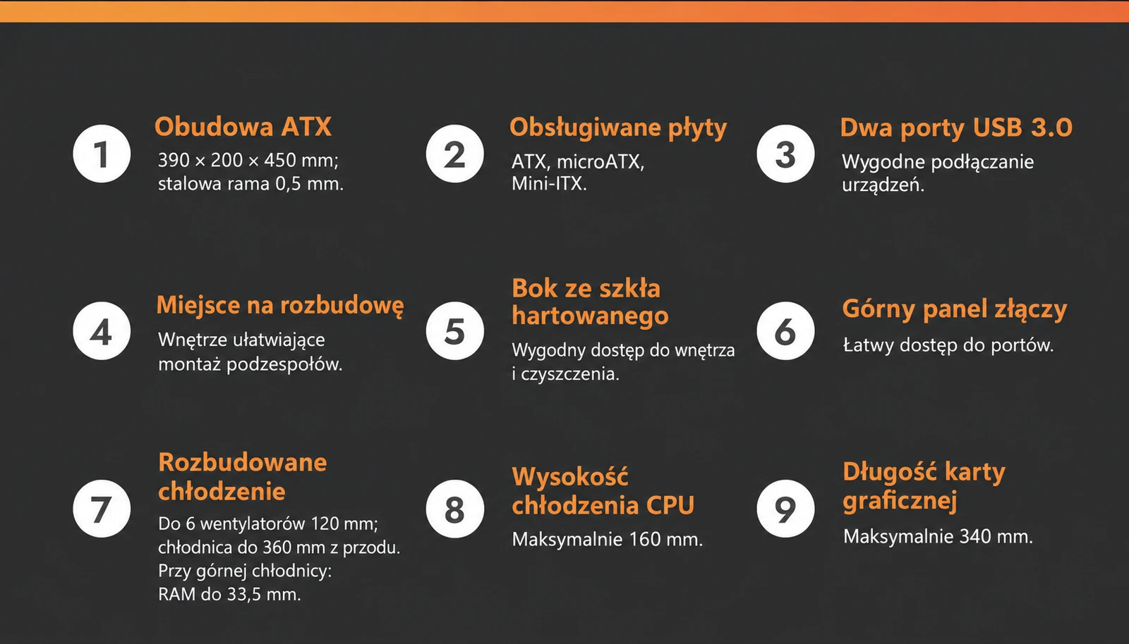 DarkFlash DK352 Mesh Czarny – najważniejsze cechy
