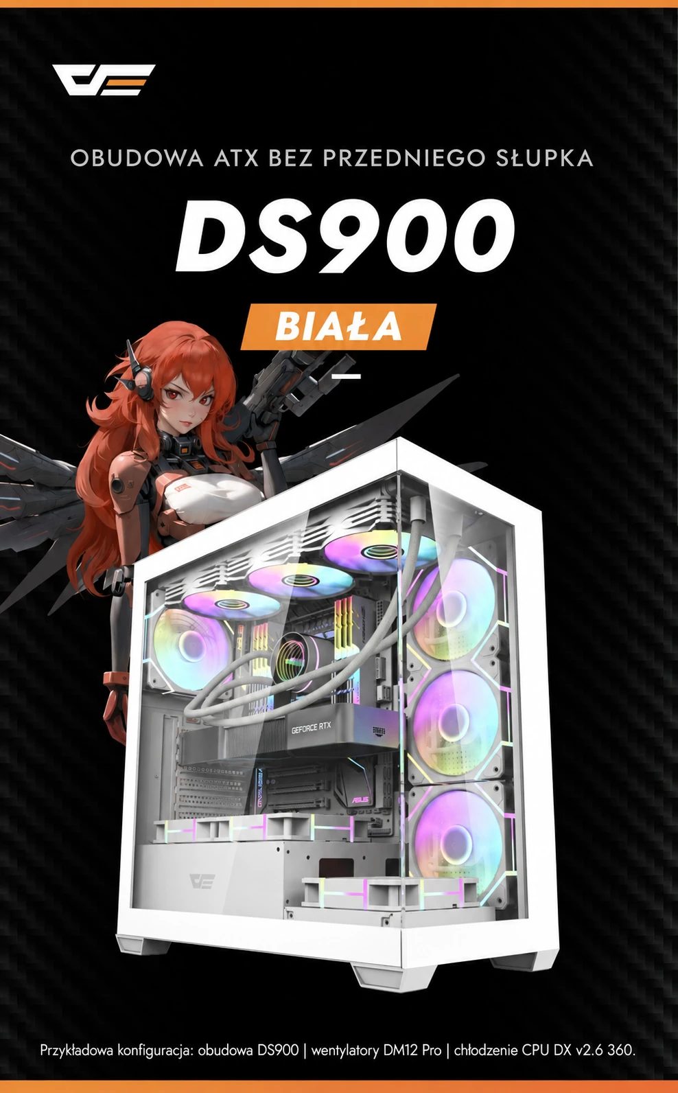 DarkFlash DS900 Biały – ds900 w bieli