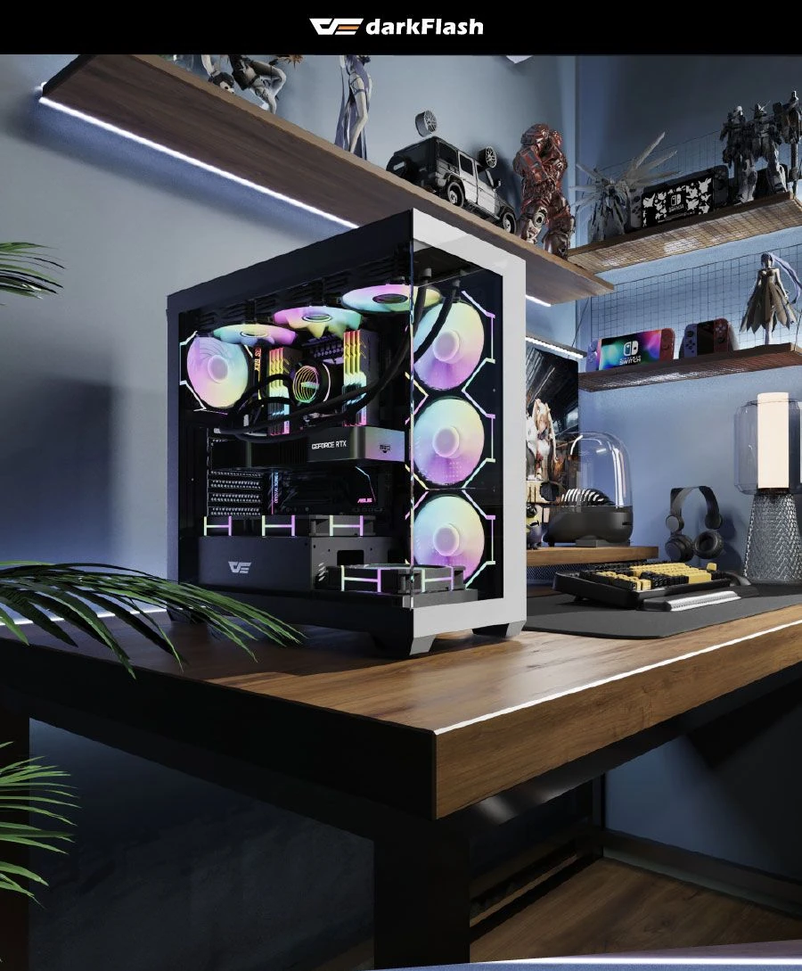 DarkFlash DS900 biała – przykładowa konfiguracja
