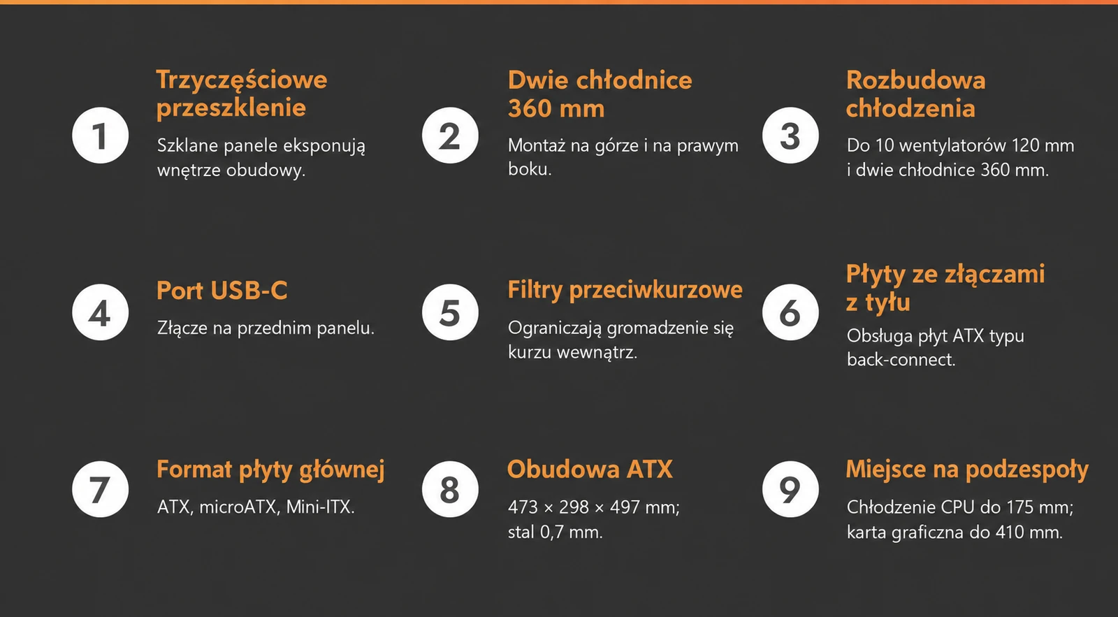 DarkFlash DY470 Czarny – dziewięć najważniejszych cech