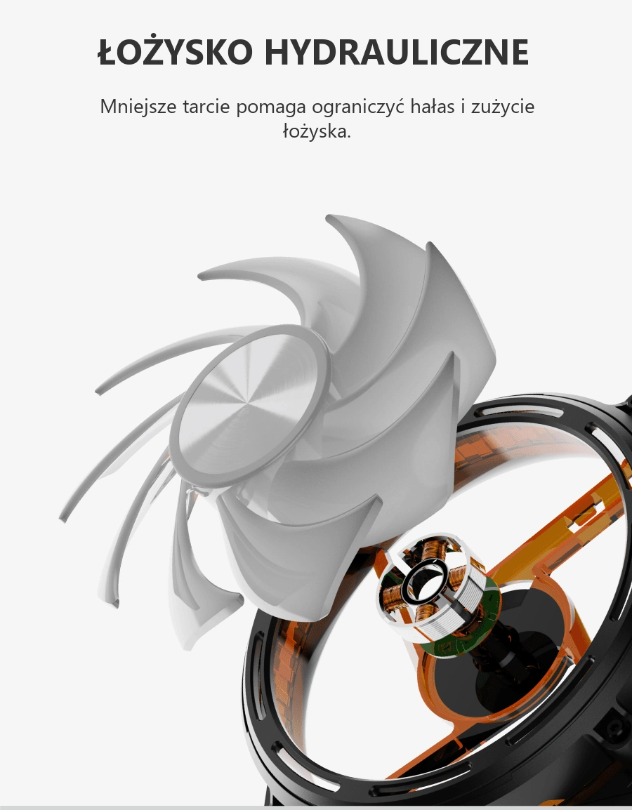 DarkFlash EXPLORE E400 Czarny – łożysko hydrauliczne
