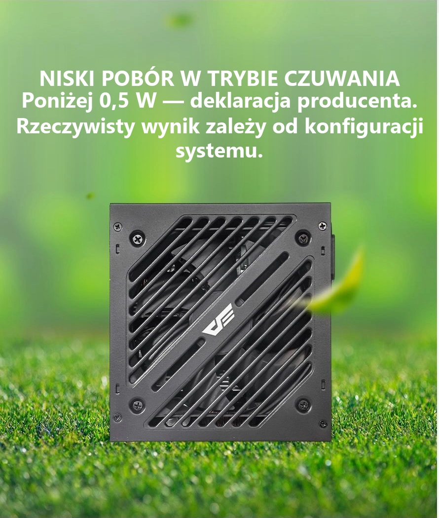 DarkFlash EMT750 Czarny – pobór w trybie czuwania