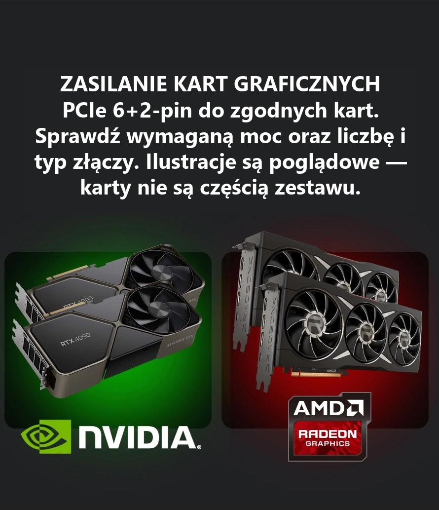 DarkFlash EMT750 Czarny – zasilanie kart graficznych