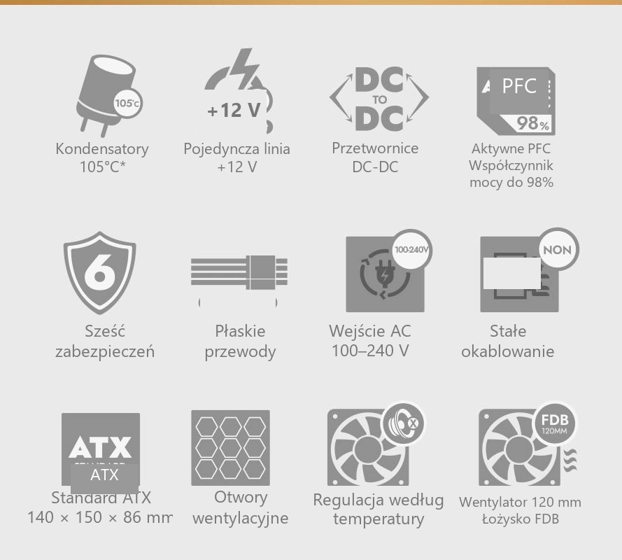 DarkFlash EMT750 Czarny – najważniejsze cechy