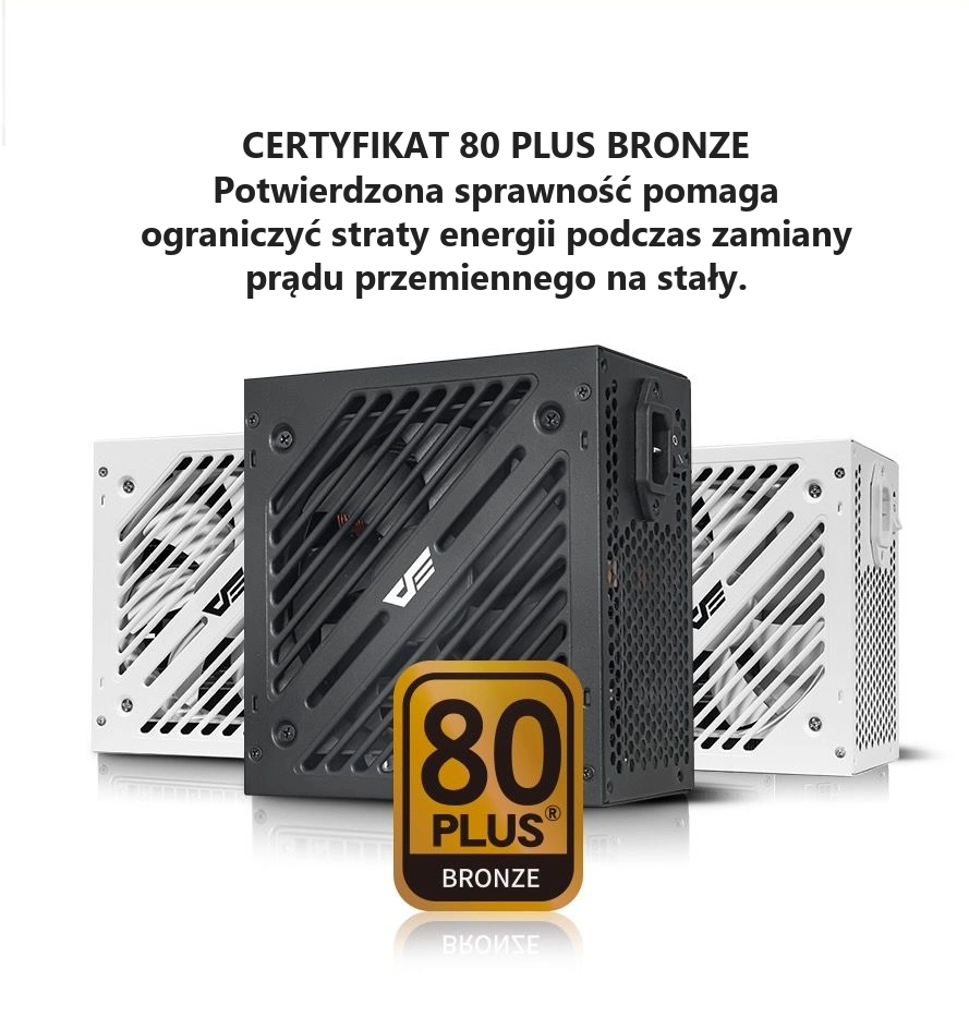 DarkFlash EMT750 Czarny – certyfikat 80 plus bronze