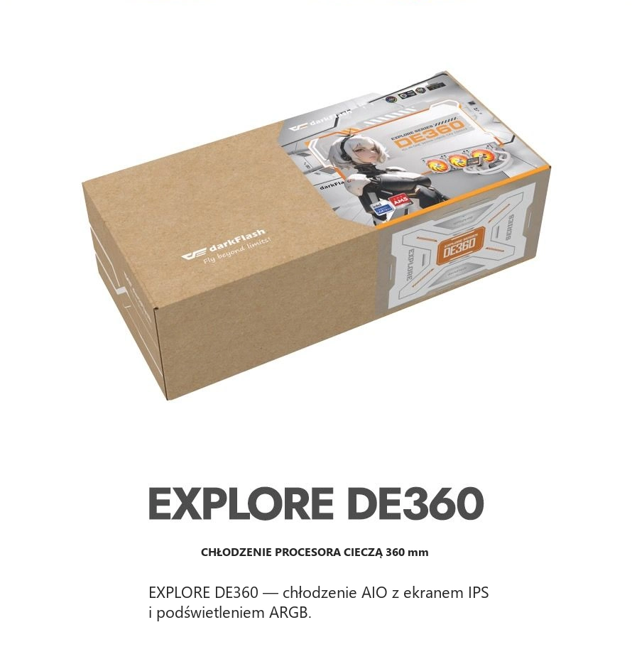 DarkFlash EXPLORE DE360 Biały – jeden zestaw explore de360