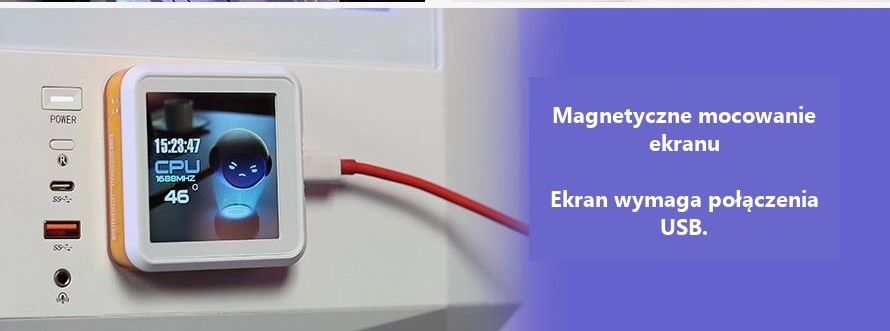 DarkFlash EXPLORE DE360 Biały – ekran również poza blokiem