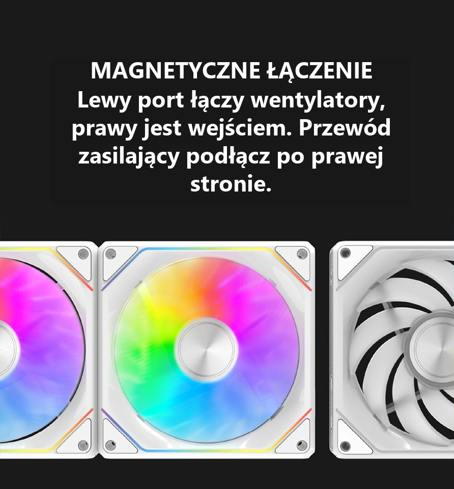 DarkFlash Gauss G24 3-in-1 Biały – magnetyczne łączenie