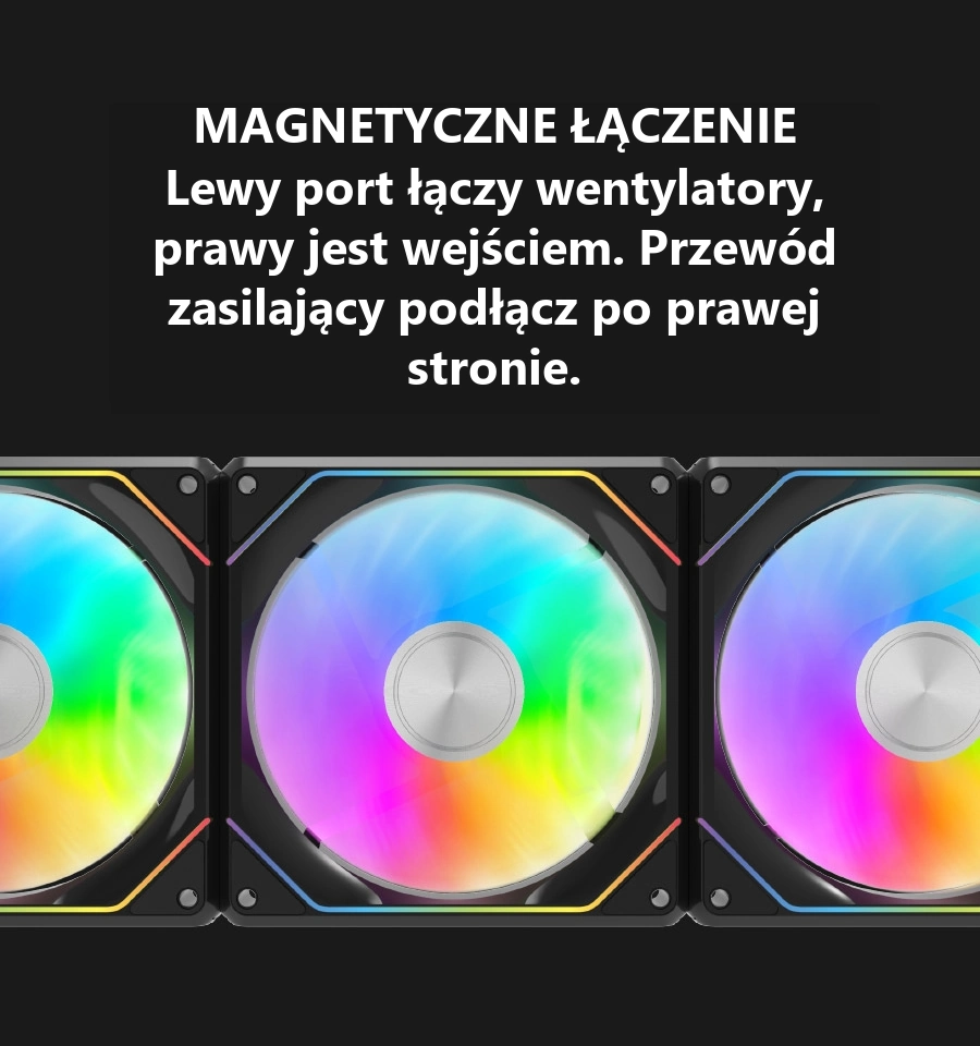 DarkFlash Gauss G24 3-in-1 Czarny – magnetyczne łączenie