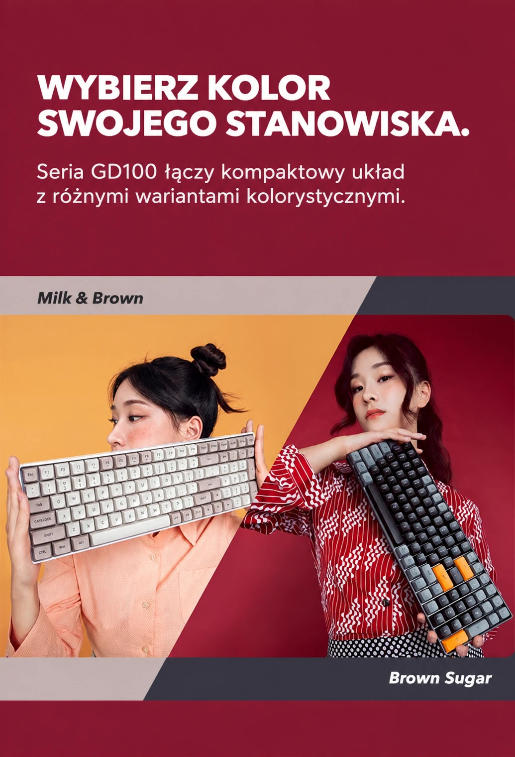 DarkFlash GD100 Czarno-szary (Brown Sugar) – kolory serii