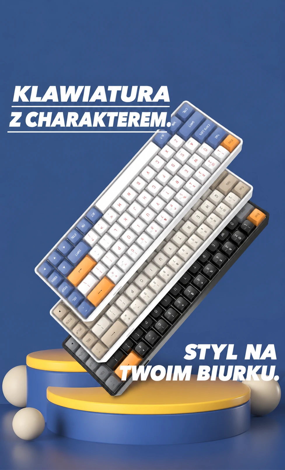 DarkFlash GD68 Niebiesko-biały (Starry Blue) – kolory serii