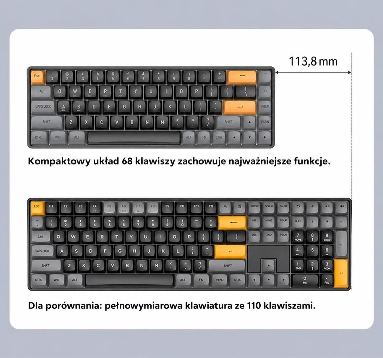 DarkFlash GD68 Niebiesko-biały (Starry Blue) – kompaktowy układ