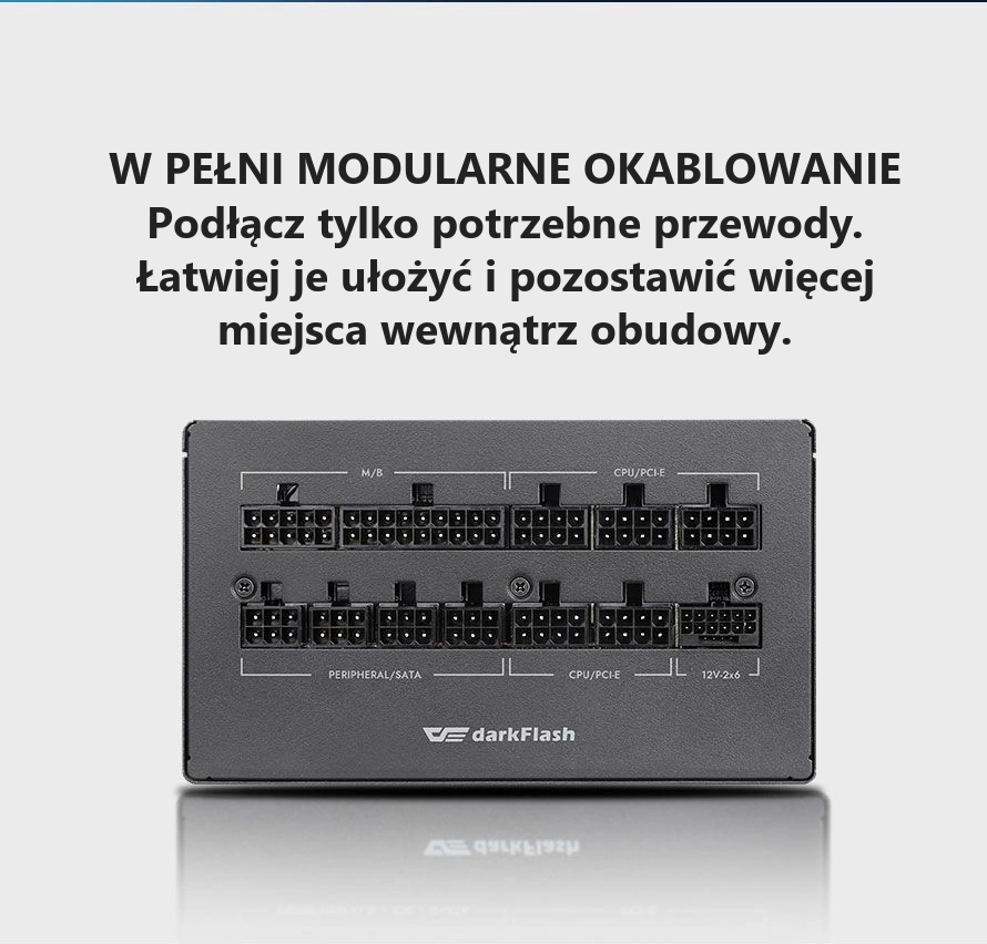 DarkFlash PMT850A3 Czarny – pełna modularność