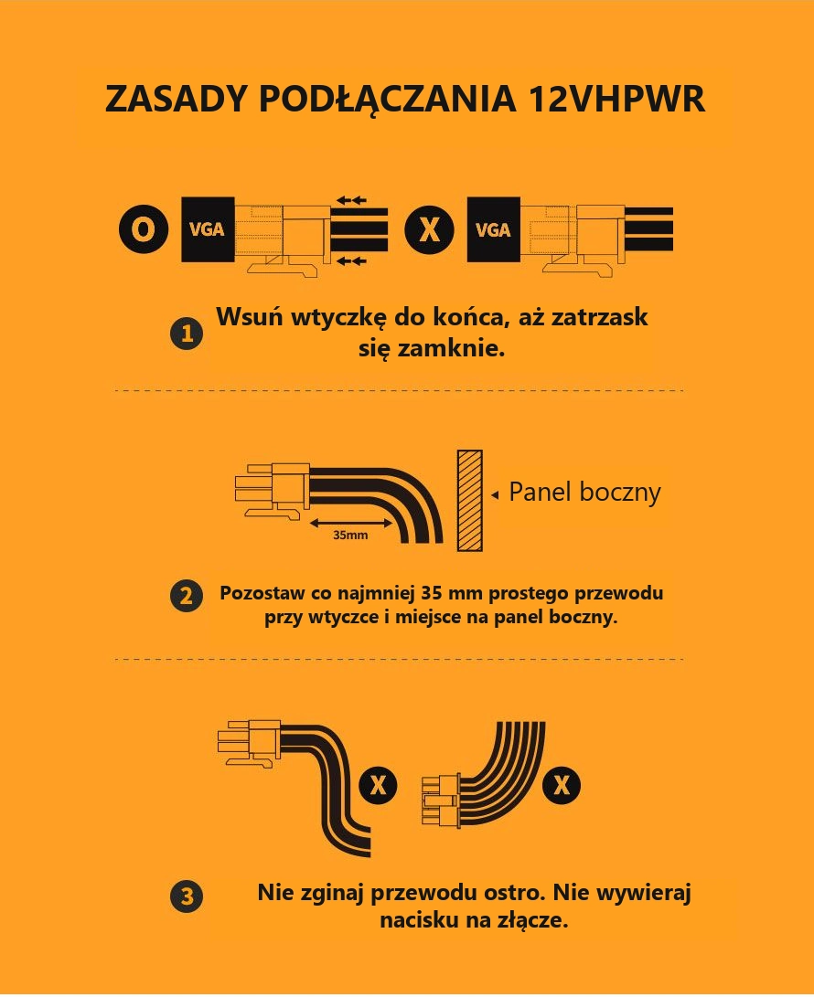 DarkFlash PMT850A3 Czarny – zasady podłączania przewodu 16-pin