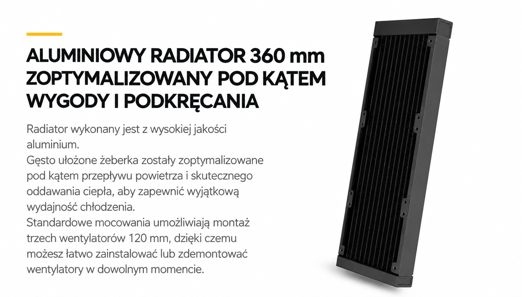 DarkFlash WAVE DV360S Czarny – radiator 360 mm