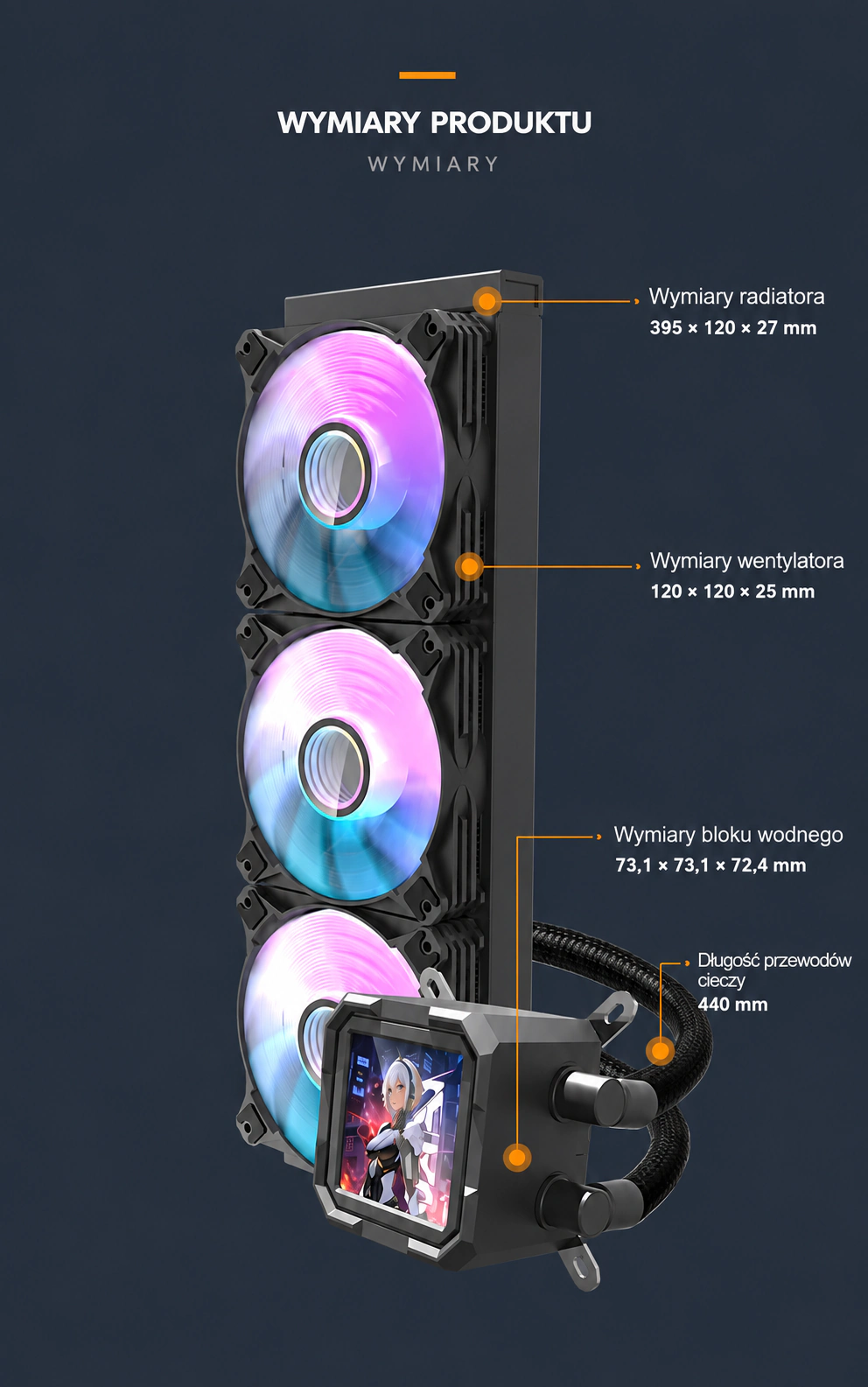 DarkFlash WAVE DV360S Czarny – sprawdź miejsce w obudowie