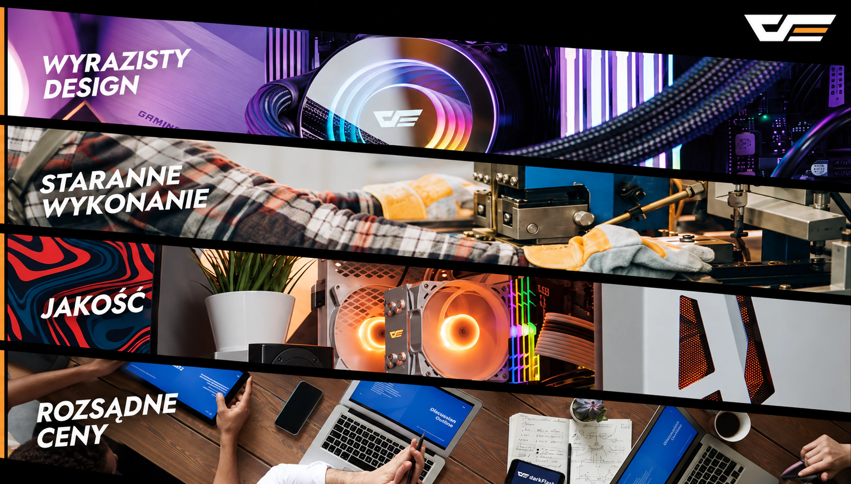 DarkFlash WAVE DV360S Czarny – projektowanie i wykonanie darkflash