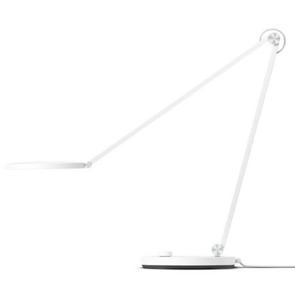 Biała lampka Xiaomi Mi Smart LED Desk Lamp Pro na białym tle