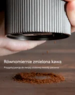 HiBREW G4B: Zmielona kawa i spód młynka