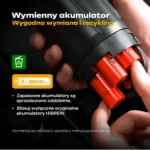 HiBREW H4C Max: Wymienny pakiet akumulatora i zasady jego użycia