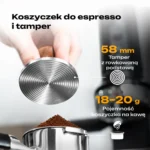 HiBREW H4C Max: Tamper 58 mm i przygotowanie porcji kawy