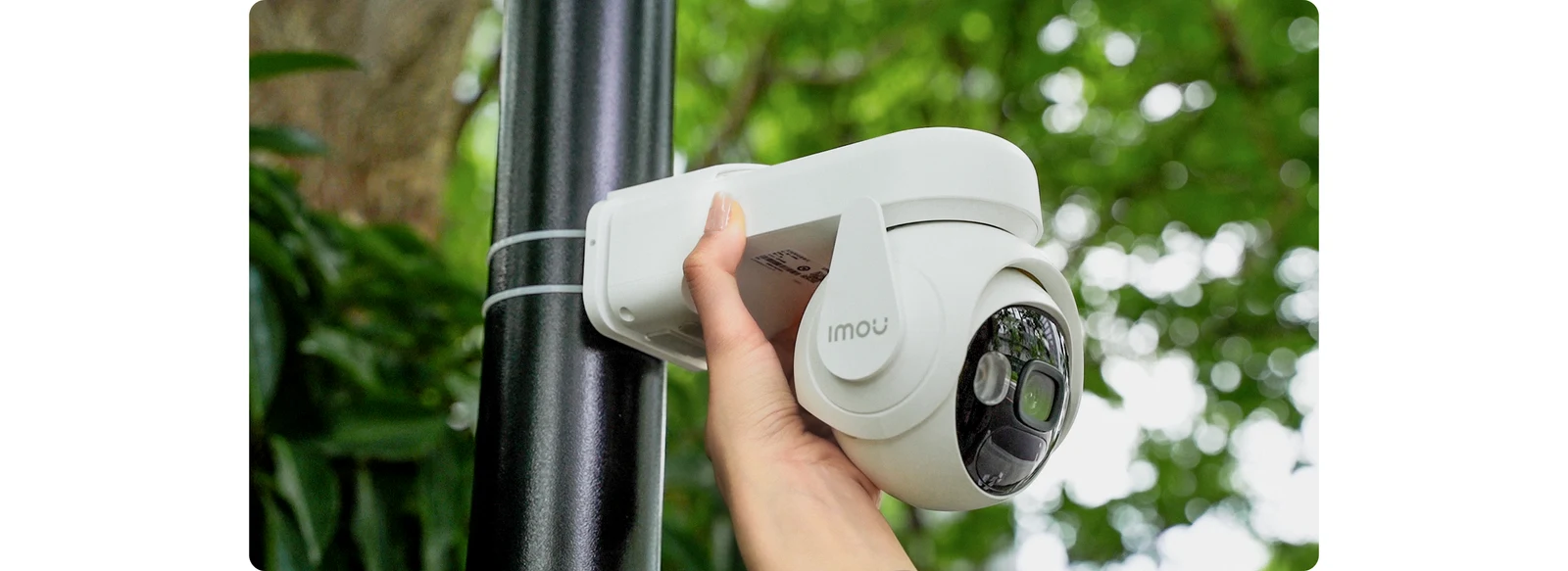 Imou Cell PT Lite 3 MP z panelem solarnym — Montaż z myślą o słońcu.