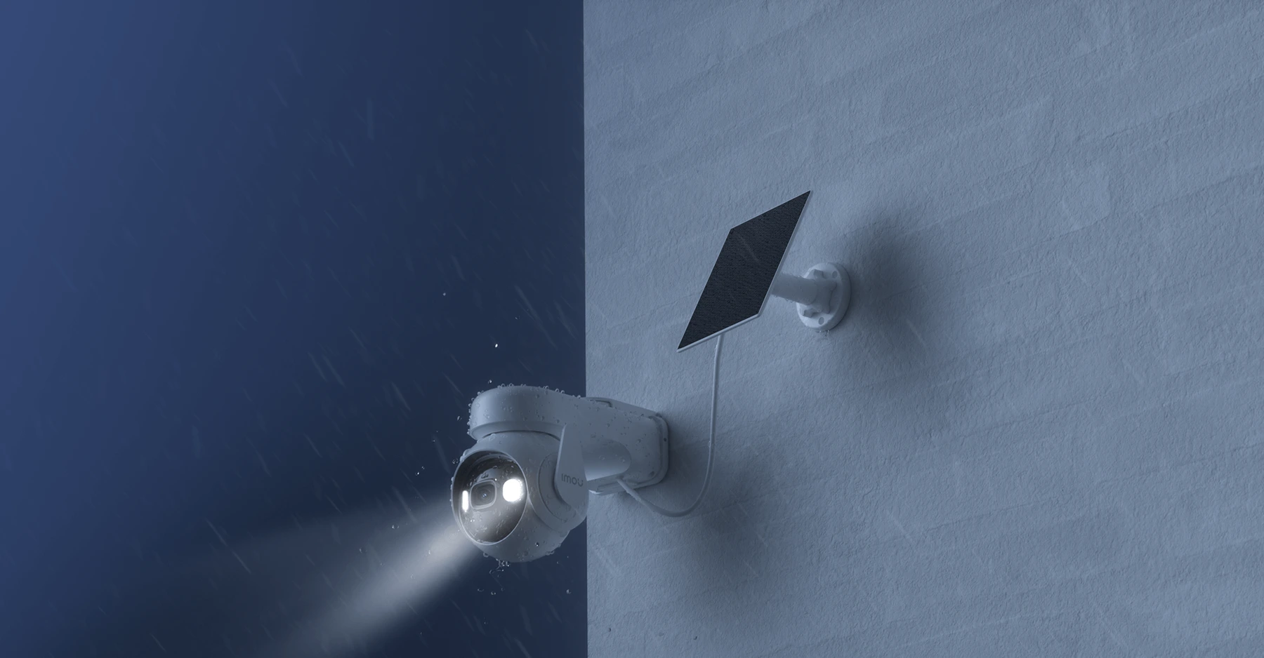 Imou Cell PT Lite 3 MP z panelem solarnym — Montaż na zewnątrz