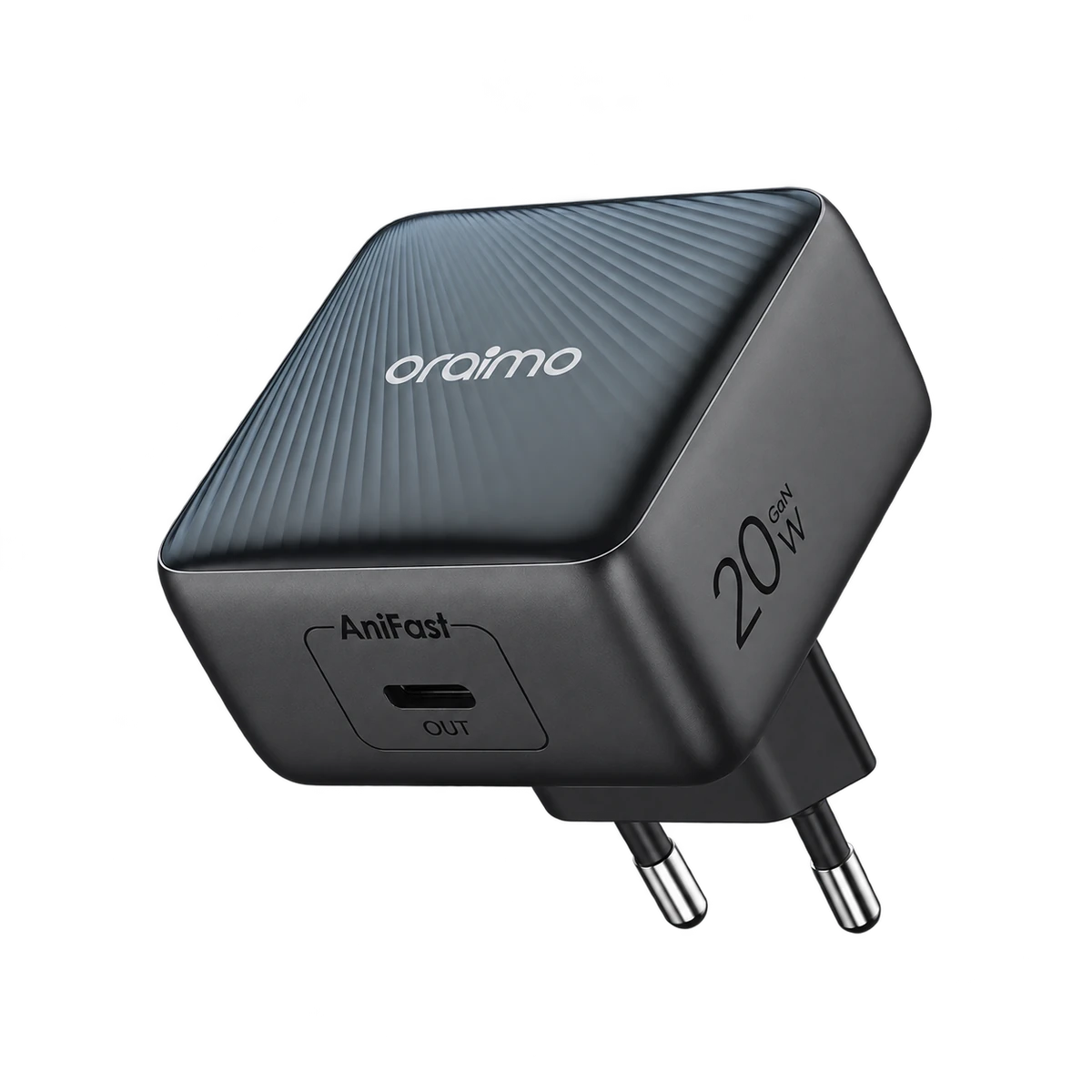 Oraimo ładowarka sieciowa 20 Chic Czarna GaN 20W