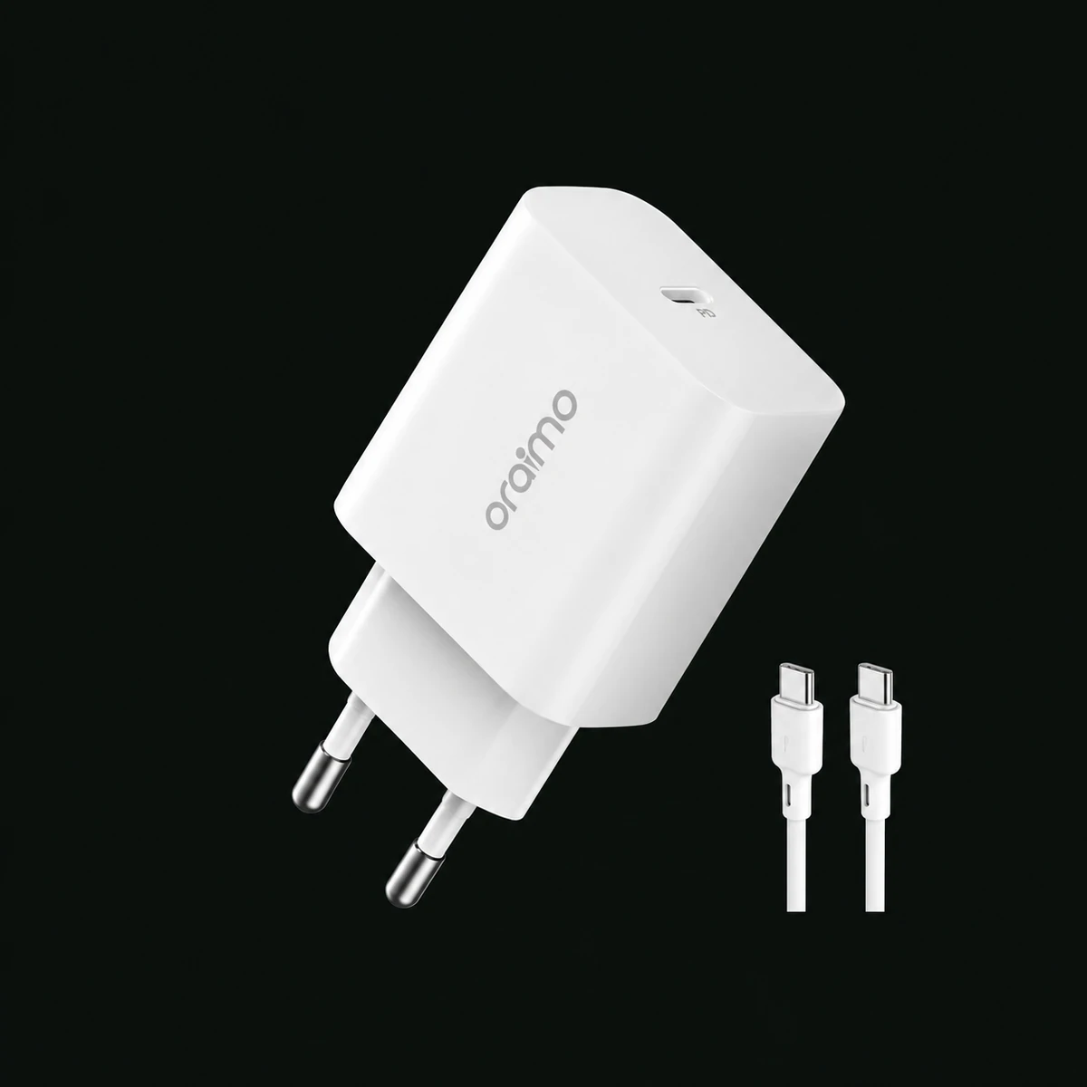 Oraimo ładowarka USB-C do telefonu 20W QC 3.0 Apple Samsung + kabel 60W