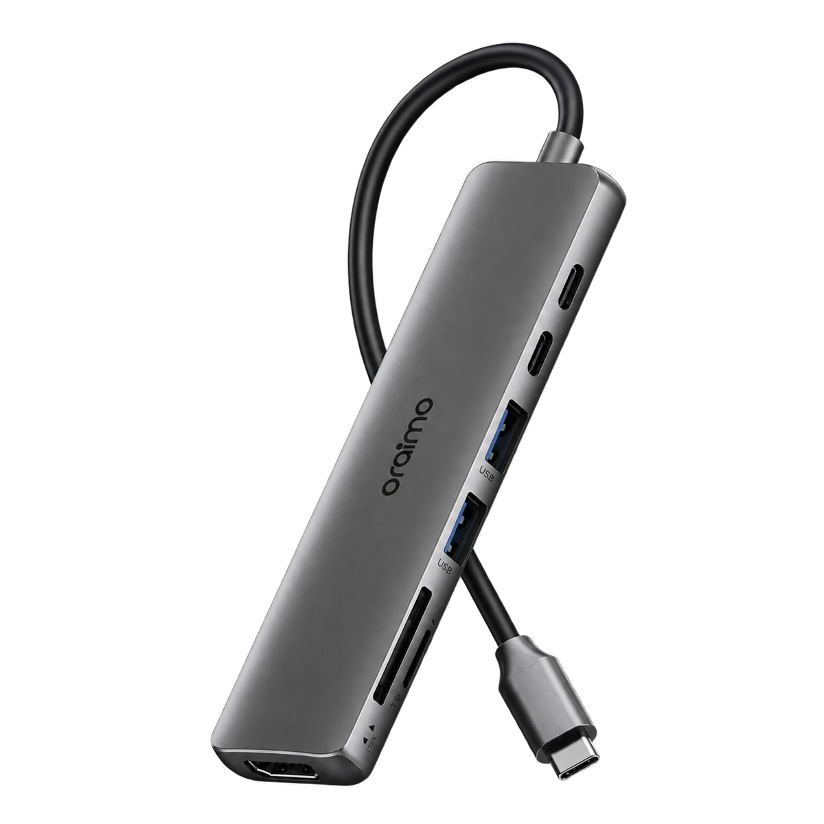 Oraimo PowerTrans Hub USB-C 7w1 z funkcją stacji dokującej